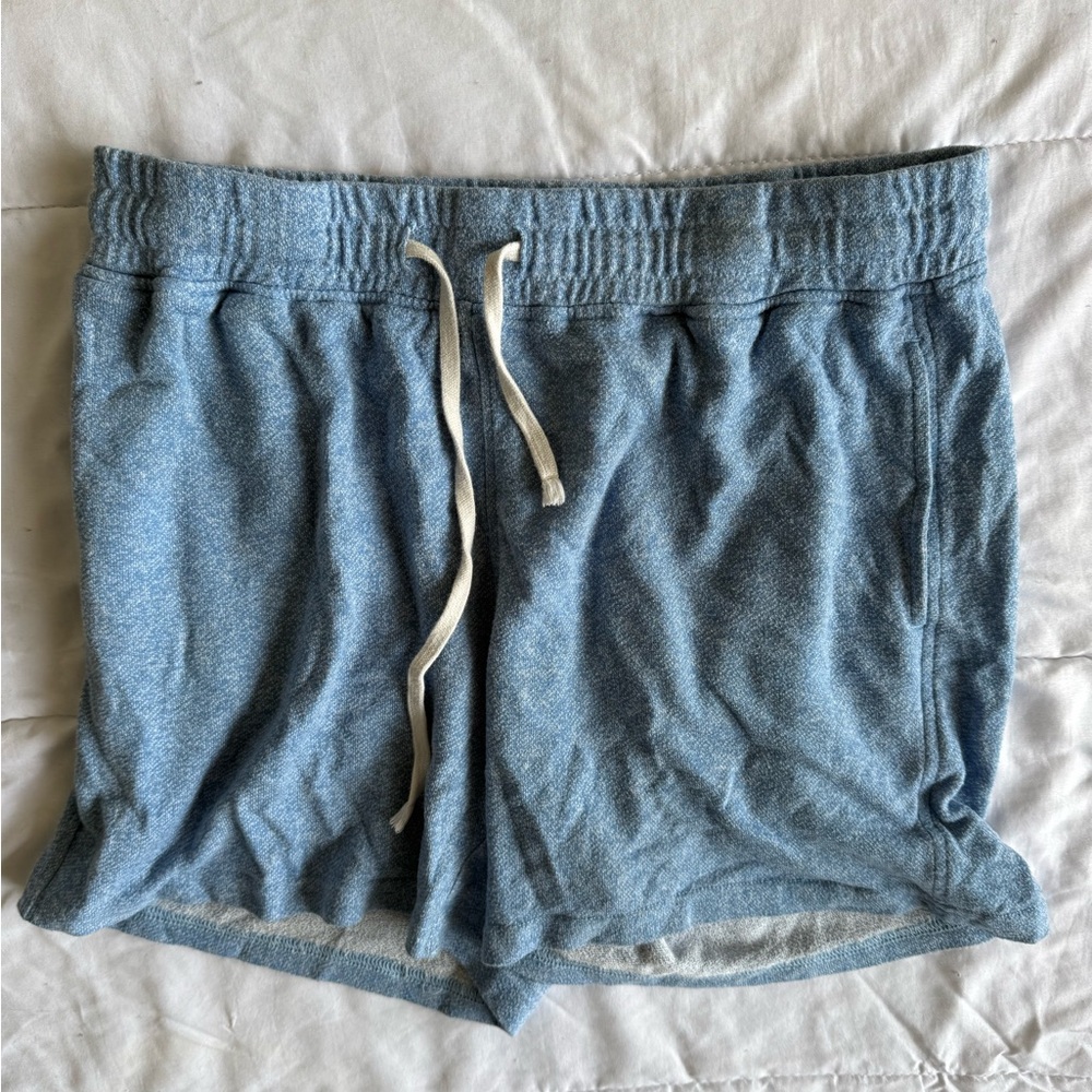 Aimpact Men’s Medium Blue Heathered Sweat Shorts Gym Lounge Athletic